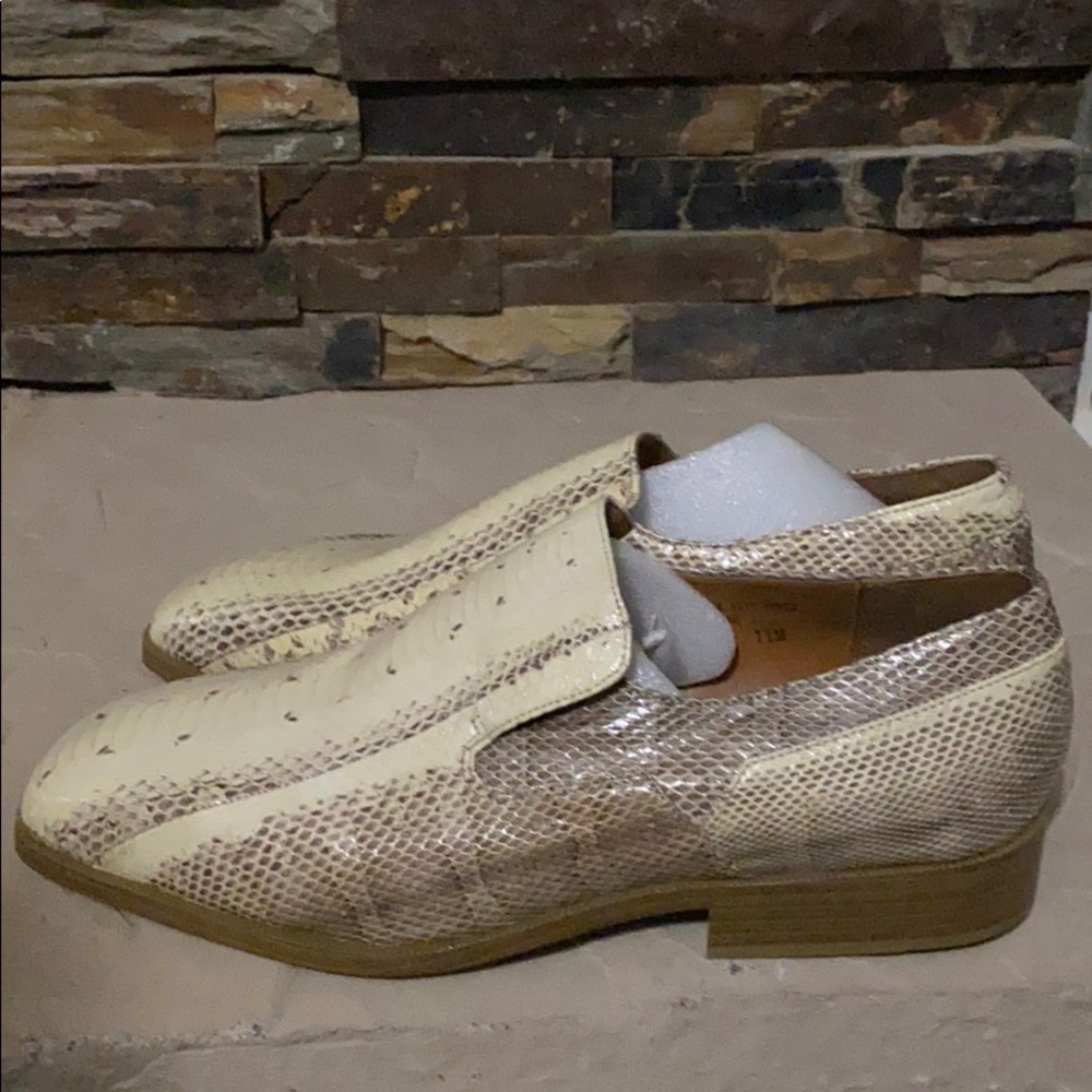Men’s genuine snakeskin shoes